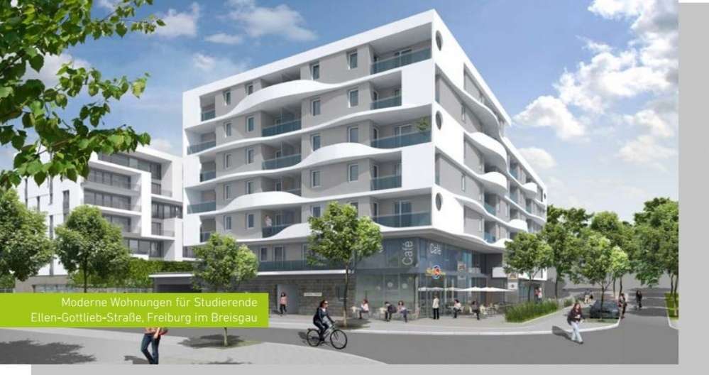 Etagenwohnung Freiburg im Breisgau Brühl - 1 Zimmer, 25 m&sup2;, 705&euro; | Angebot:27384684