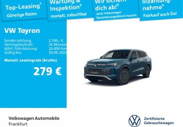 VW Tayron 1.965 km 44.250 &euro; Frankfurt am Main 60326