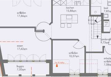 Wohnung Konstanz - 5 Zimmer, 132 m&sup2;, 2.620&euro; | Angebot:27338556