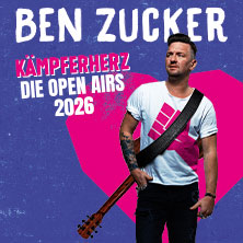 Seebühnen-Lounge Upgrade - BEN ZUCKER - Open Air 13.08.2026 Seebühne Bremen